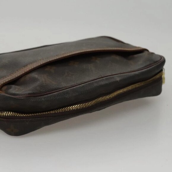 LOUIS VUITTON Monogram Compiegne 28 Clutch Bag M51845 LV Auth 109487 - Picture 7 of 15